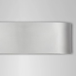 Applique da parete LED in cristallo e metallo cromo, filo, moderna