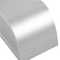 Applique da parete LED in cristallo e metallo cromo, filo, moderna
