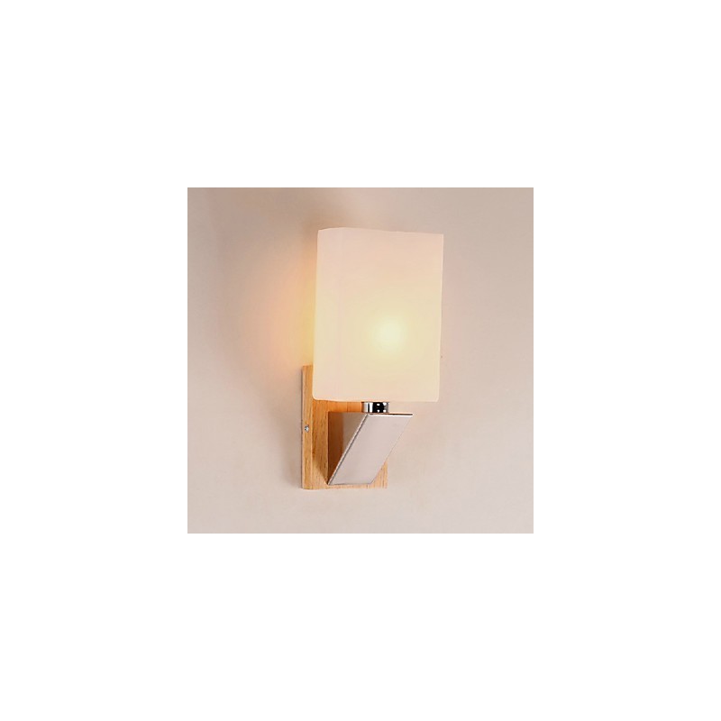 Applique da parete moderna in legno e bambù