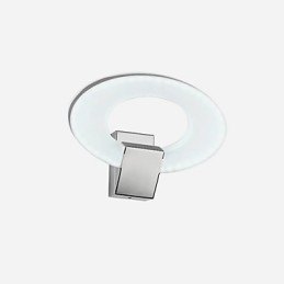 Applique da parete LED per bagno mini moderna in metallo
