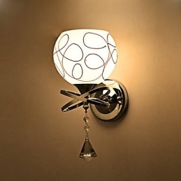Applique da parete in cristallo moderna e contemporanea