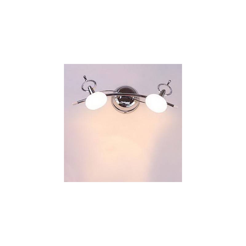 Applique da bagno moderna contemporanea G4 in metallo cromato