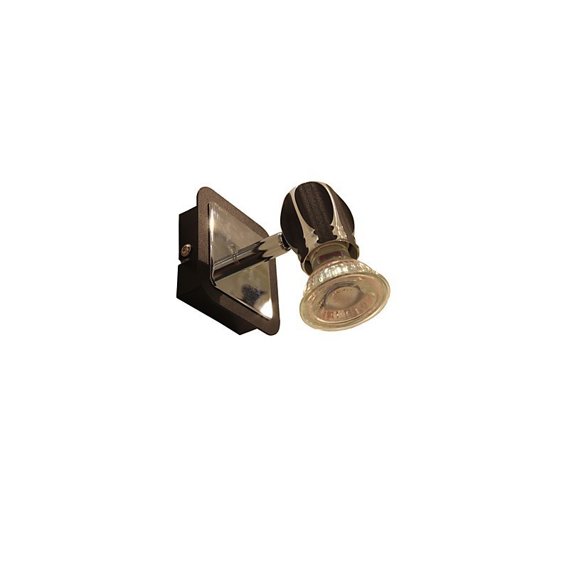 Applique da bagno nera moderna 3 W GU10