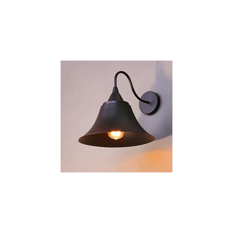 Applique da parete in ferro battuto nera stile country americano Archaize Srestoring Ancient Ways