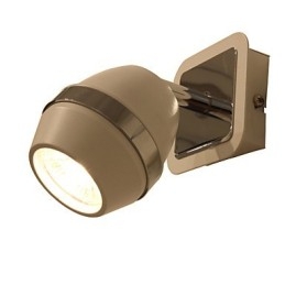 Applique da bagno cromata sferica 3 W GU10