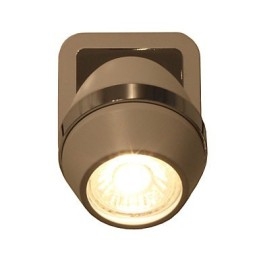 Applique da bagno cromata sferica 3 W GU10