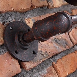 Applique da parete Mini stile rustico/lodge in metallo
