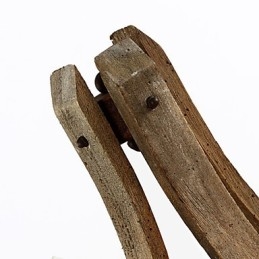 Applique da parete in legno stile botte di vino rustico vintage grigio
