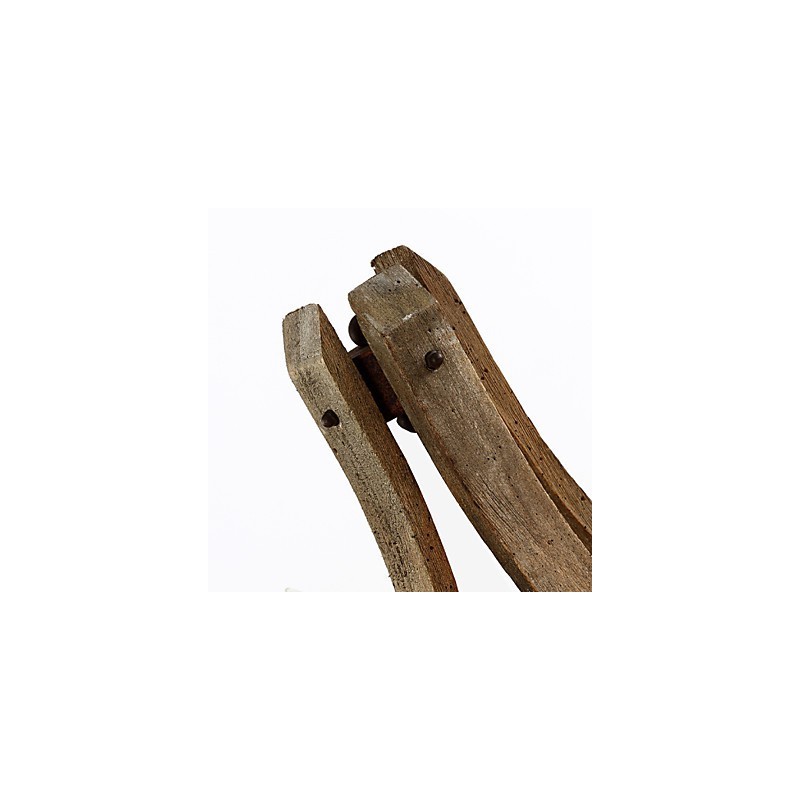 Applique da parete in legno stile botte di vino rustico vintage grigio