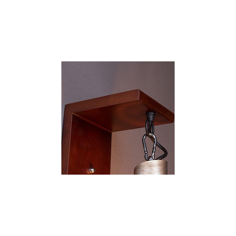 Applique da parete in legno antico 1 luce