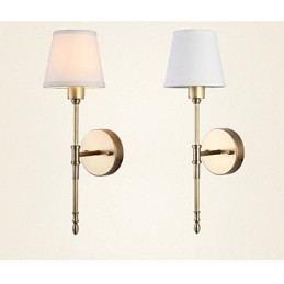 Applique da parete classica in metallo ottone Mini Style