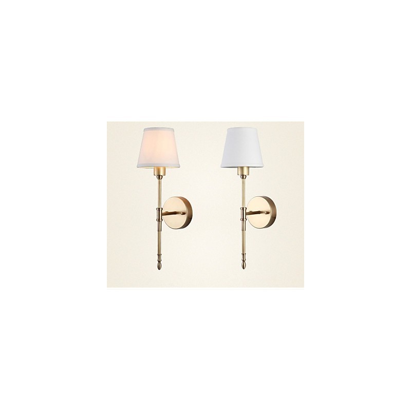 Applique da parete classica in metallo ottone Mini Style