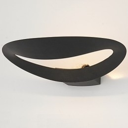 Applique da parete artistica 1 luce bianco e nero