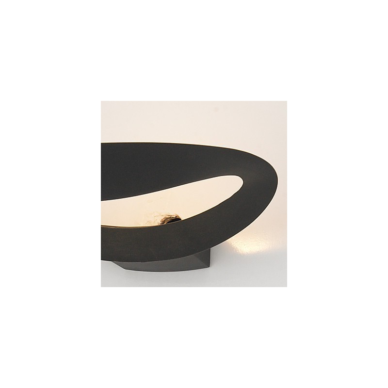 Applique da parete artistica 1 luce bianco e nero