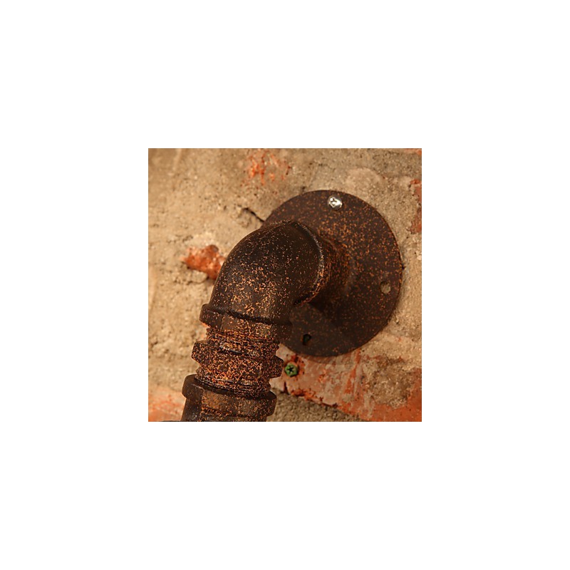Applique da parete Mini Style rustico/lodge in metallo