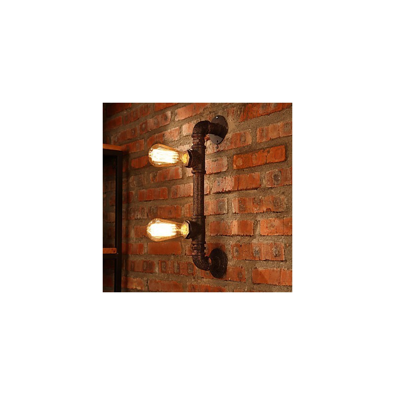 Applique da parete Mini Style rustico/lodge in metallo