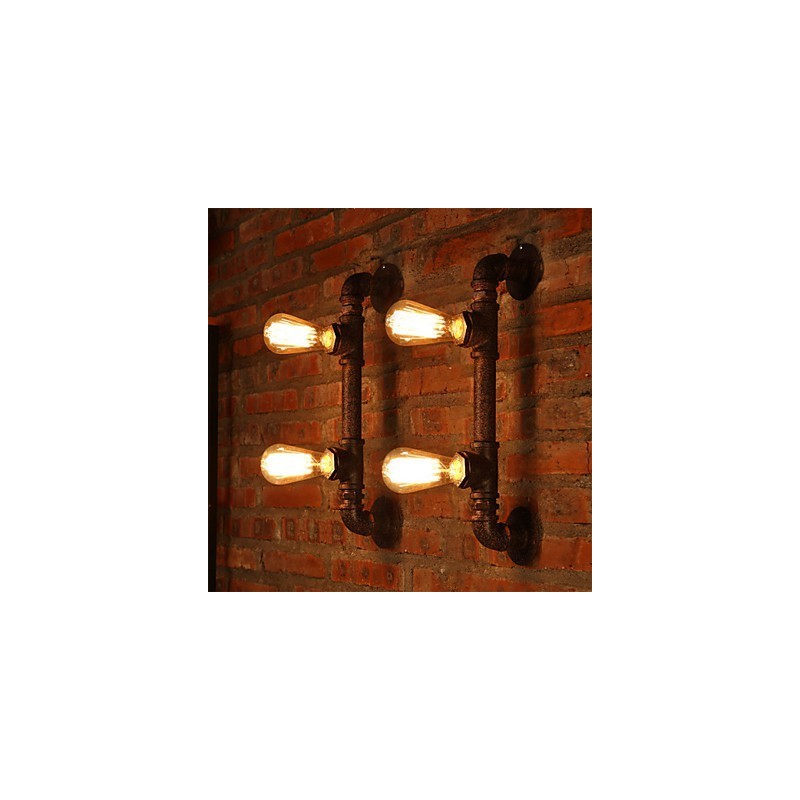 Applique da parete Mini Style rustico/lodge in metallo