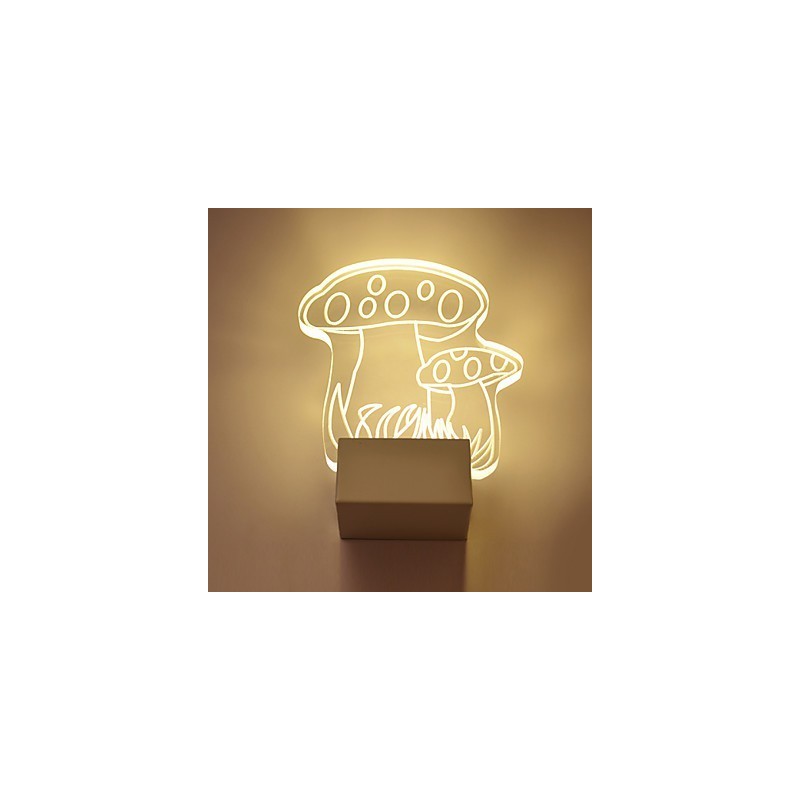 Applique da parete a filo moderna contemporanea in metallo, LED incluso