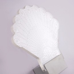 Applique da parete a filo moderna contemporanea in metallo con lampadina LED