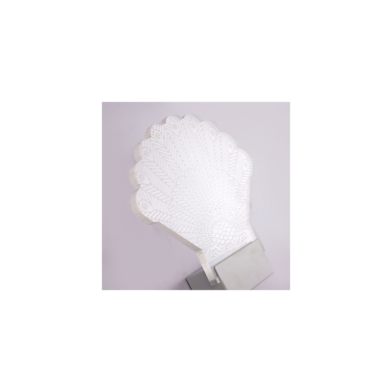 Applique da parete a filo moderna contemporanea in metallo con lampadina LED