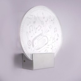 Applique da parete a filo moderna contemporanea in metallo con LED inclusa