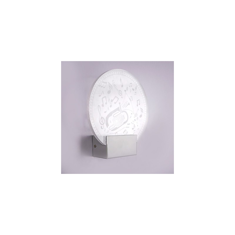 Applique da parete a filo moderna contemporanea in metallo con LED inclusa