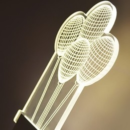 Applique da parete a filo moderna contemporanea in metallo con lampadina LED inclusa