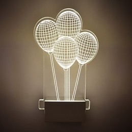 Applique da parete a filo moderna contemporanea in metallo con lampadina LED inclusa