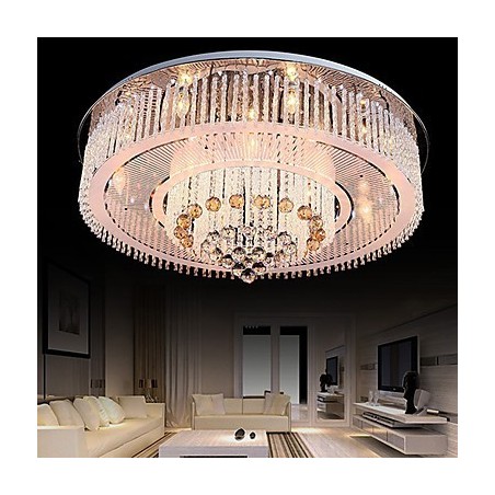 Lampadario a filo moderno contemporaneo in cristallo