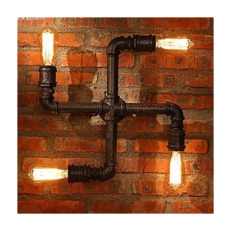 Applique da parete Mini Style rustico/lodge in metallo