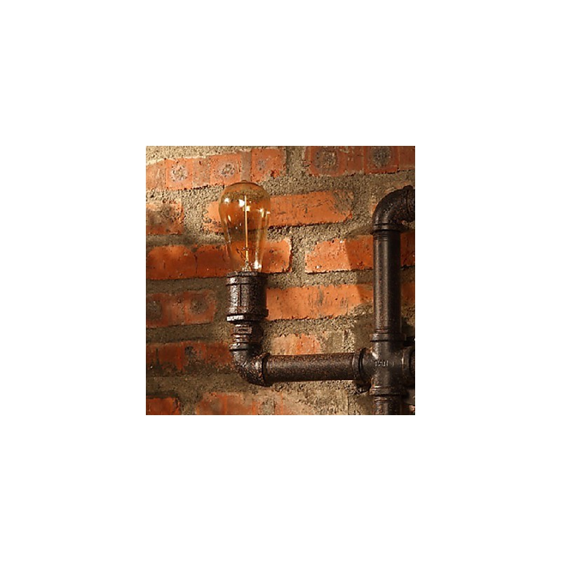 Applique da parete Mini Style rustico/lodge in metallo