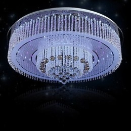 Lampadario a filo moderno contemporaneo in cristallo