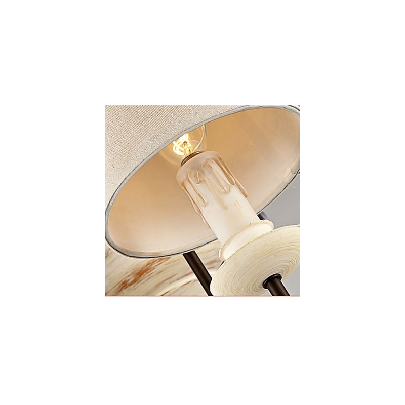 Applique da parete tradizionale/classica Mini Style in resina, ottone