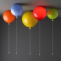 Plafoniera globo moderna in metallo da incasso