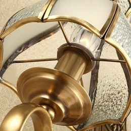 Applique da parete classica Mini in ottone con lampadina inclusa