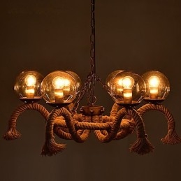 Lampadario mini vintage in metallo