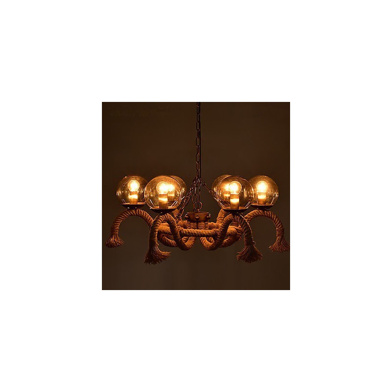 Lampadario mini vintage in metallo