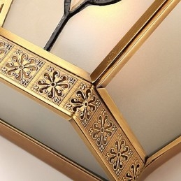 Applique da parete Mini stile tradizionale/classico in metallo ottone