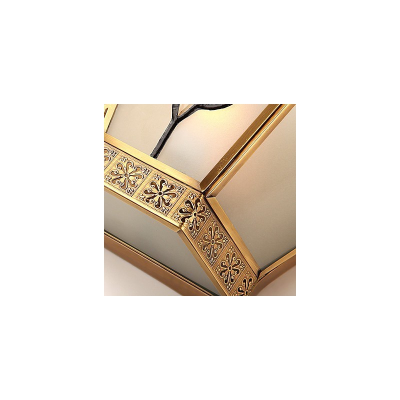 Applique da parete Mini stile tradizionale/classico in metallo ottone