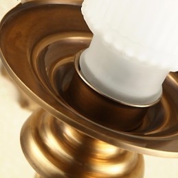 Applique da parete classica mini in ottone con lampadina inclusa