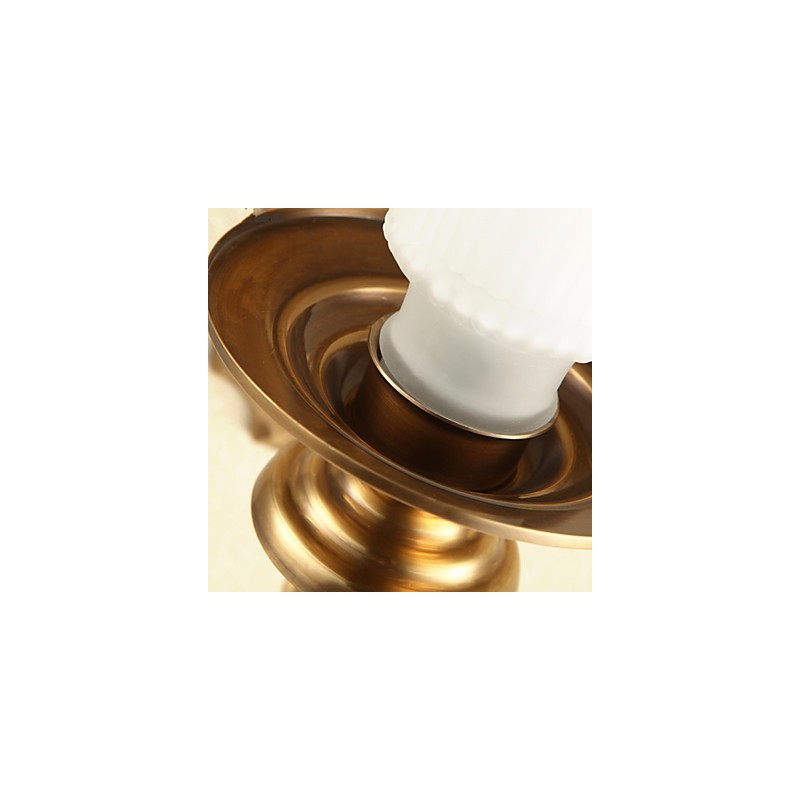 Applique da parete classica mini in ottone con lampadina inclusa