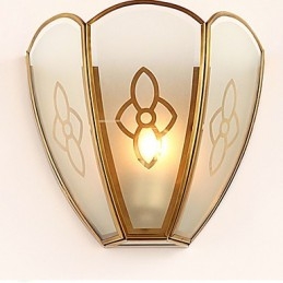 Applique da parete mini in ottone stile tradizionale classico