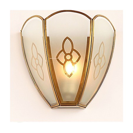 Applique da parete mini in ottone stile tradizionale classico