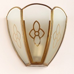 Applique da parete mini in ottone stile tradizionale classico