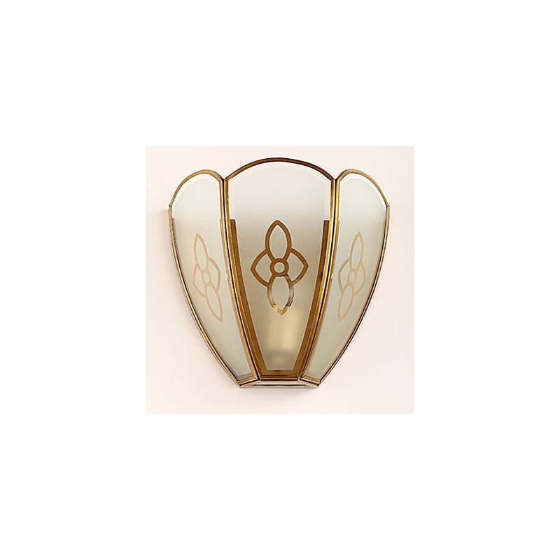 Applique da parete mini in ottone stile tradizionale classico