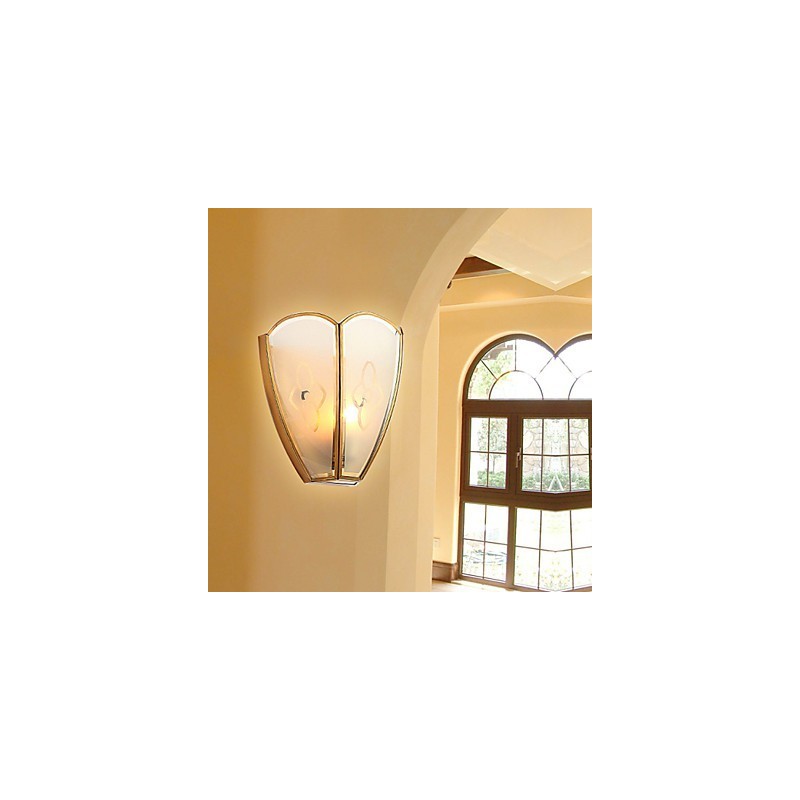 Applique da parete mini in ottone stile tradizionale classico