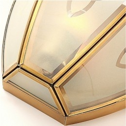 Applique da parete mini in ottone stile tradizionale classico