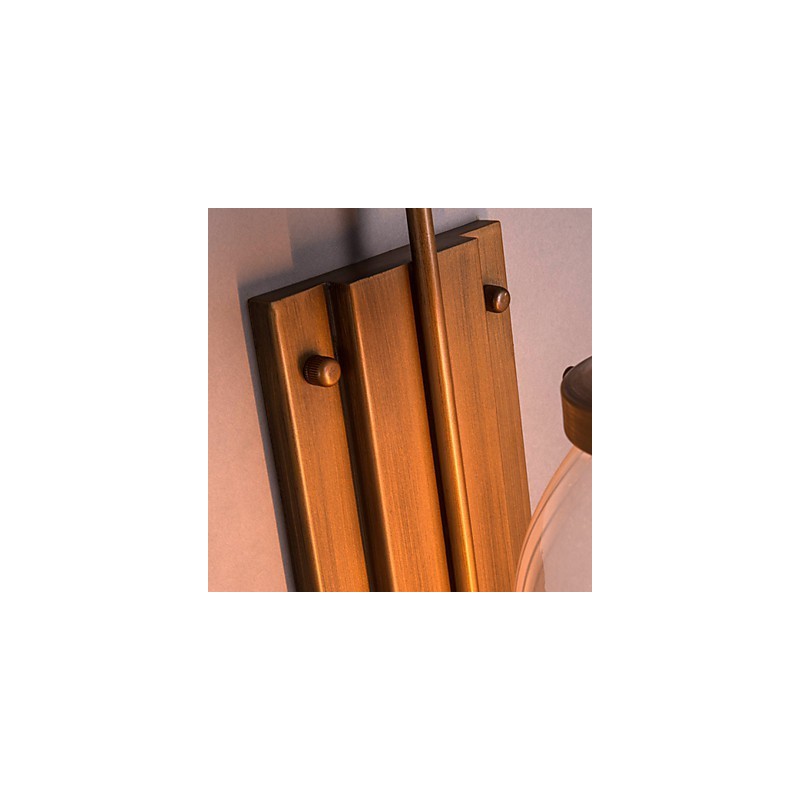 Applique da parete minimalista in metallo e vetro per corridoio, camera da letto e soggiorno