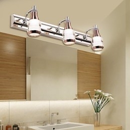 Applique da parete per bagno LED integrato moderno contemporaneo metallo multicolore