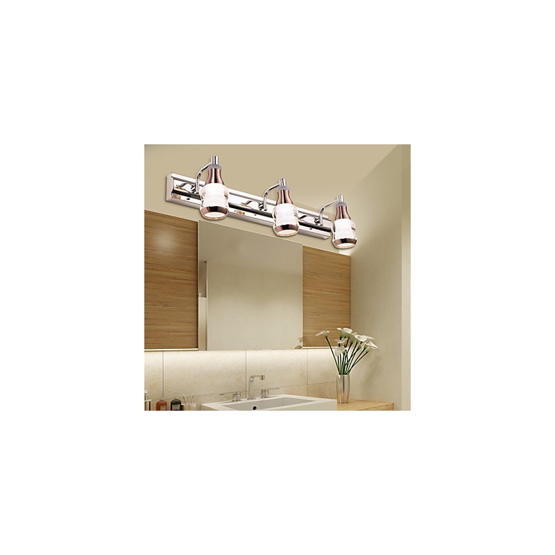 Applique da parete per bagno LED integrato moderno contemporaneo metallo multicolore